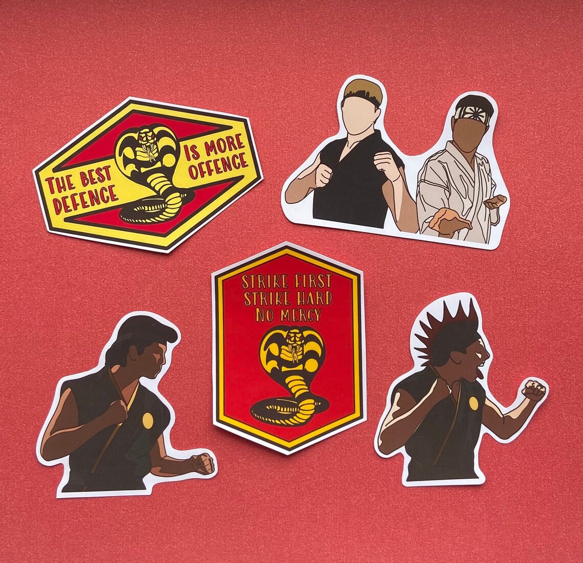 Cobra Kai Stickers Etsy
