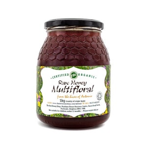 Organic Multifloral Honey | Raw, Unpasteurised & 100% Pure | Natural Spanish Honey