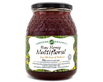 Raw Organic Multifloral Honey | Raw, Unpasteurised & 100% Pure | Natural Spanish Honey