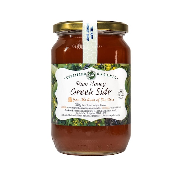 RARE Greek Sidr | Pure, Natural & Unheated | Authentic, Unique Honey | Active 14.5+