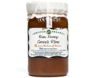 Artisan Raw Greek Pine Honey | Natural, Pure, Unprocessed & Enzyme-rich Honey From Greece