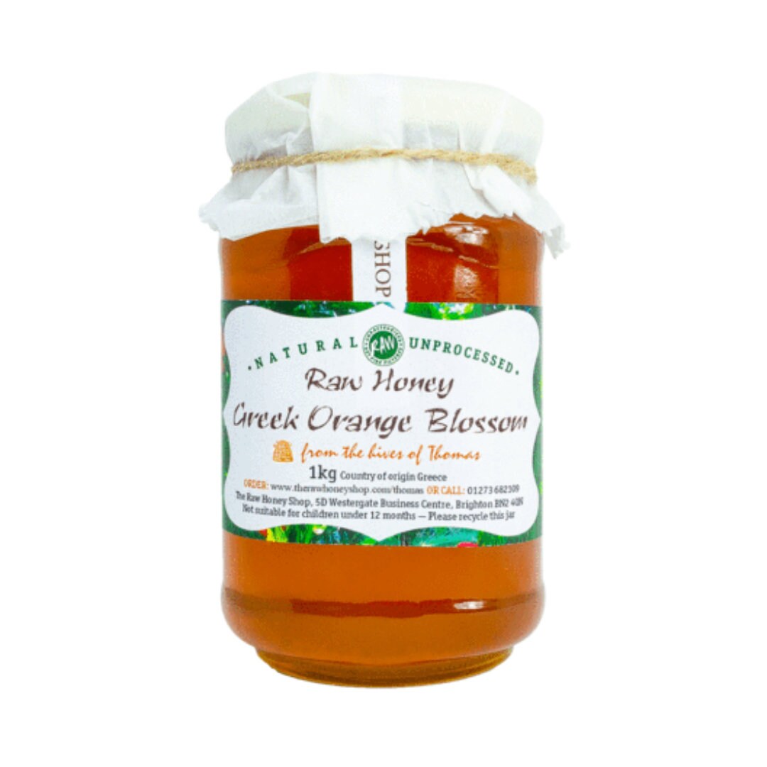 Greek Raw Artisan Orange Blossom Honey Pure Unheated Etsy