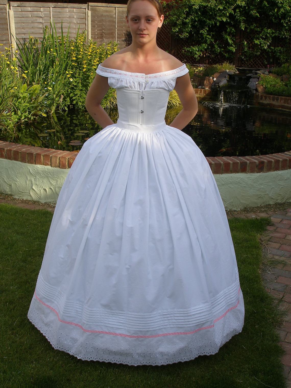 Victorian Crinoline Petticoat Etsy UK