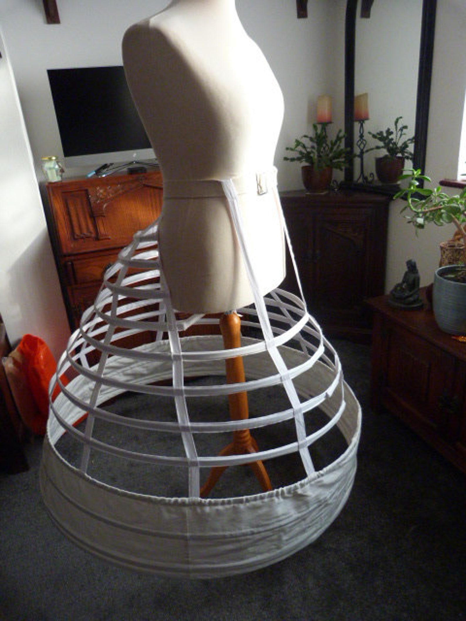 Walking cage elliptical crinoline Etsy