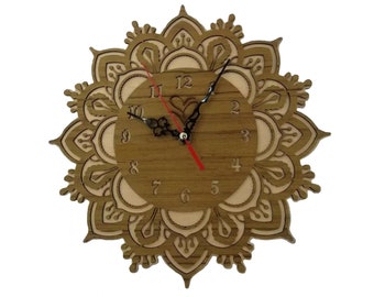 12 inch wooden wall clock wall decor for living room bed room