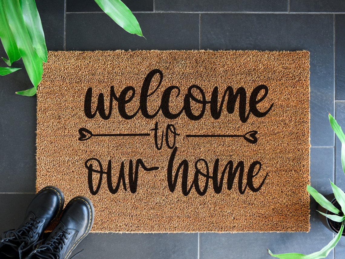 Gift Home Doormat with meaning Outdoor Funny Etsy