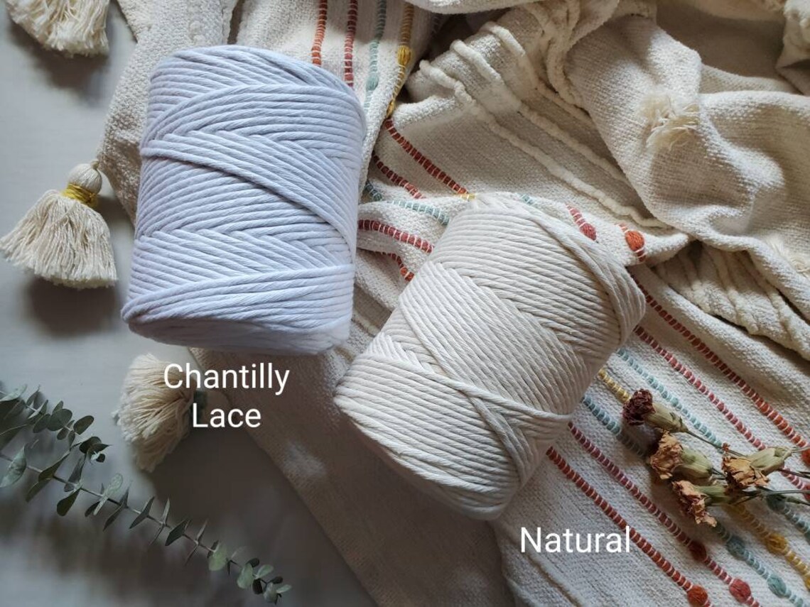 4mm PREMIUM SOFT COTTON String Single Strand Recycled Etsy