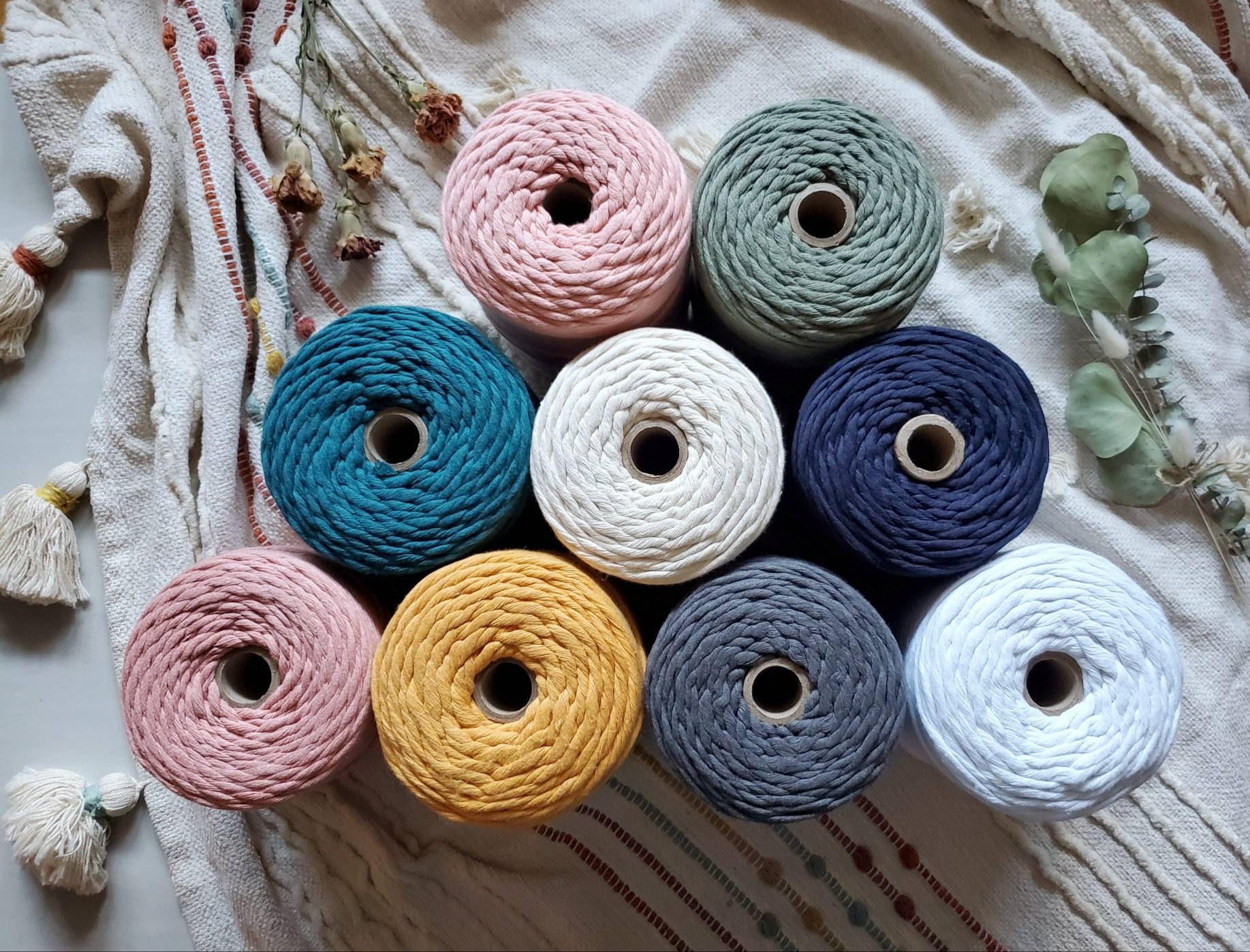 4mm PREMIUM SOFT COTTON String Single Strand Recycled Etsy