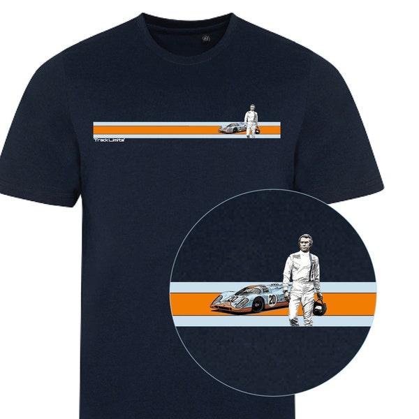 Steve McQueen Le Mans inspired T-Shirt Track Limits ®