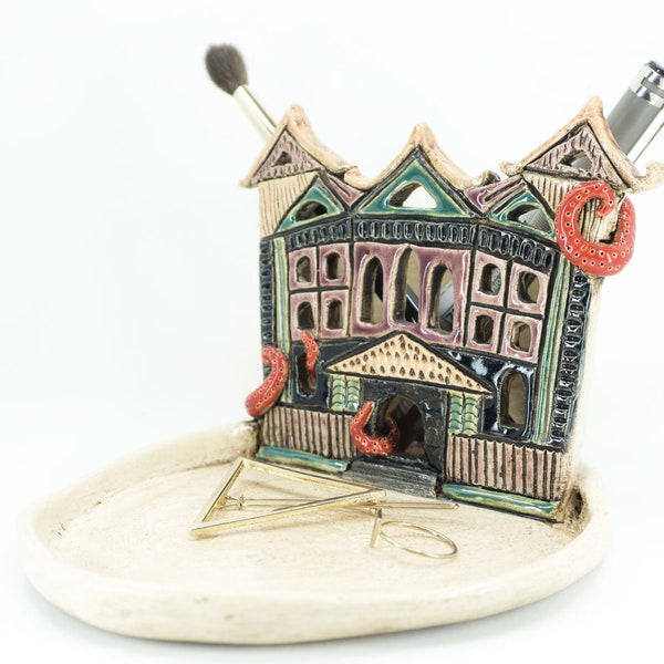 Ceramic Pen Holder Etsy