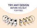 Try Free Rings at Home Before You Buy / Free Wedding Band Replicas for US, Europe and Worldwide / Jewelry Home Try-On / Wedding Ring Ideas