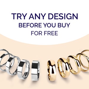 Try Free Rings at Home Before You Buy / Free Wedding Band Replicas for US, Europe and Worldwide / Jewelry Home Try-On / Wedding Ring Ideas