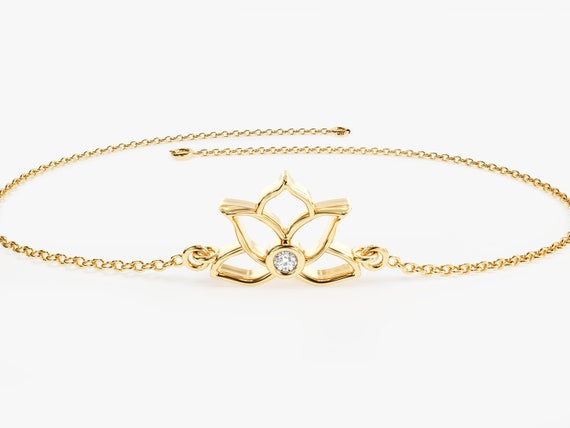 Lotus gold shop bracelet