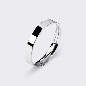 Spacer Ring14k White Gold Saturn's Ringknife Edge Ringthin Profile