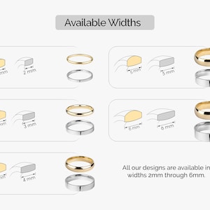 Try Free Rings at Home Before You Buy / Free Wedding Band - Etsy