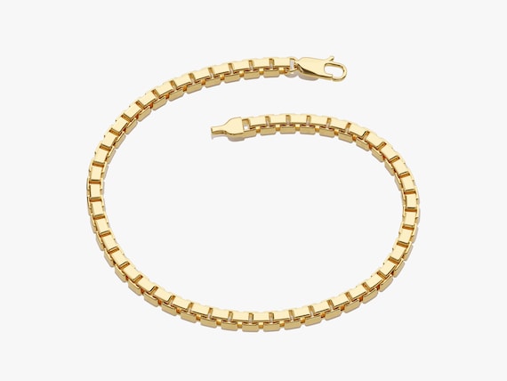 シ*ミ様 everyone 18k gold simple bracelet 1 Milanese Chain Initial 18K Gold Plated Bracelet - Talisa