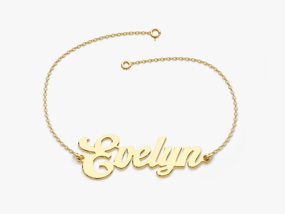 The Name Bracelet | 14k Gold Plated – georgia layne