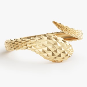 Snake Ring / 14k Solid Gold Snake Ring / Statement Rings for Women / Dainty Serpent Ring / Wraparound Snake Ring Hers / Mother's Day Gift