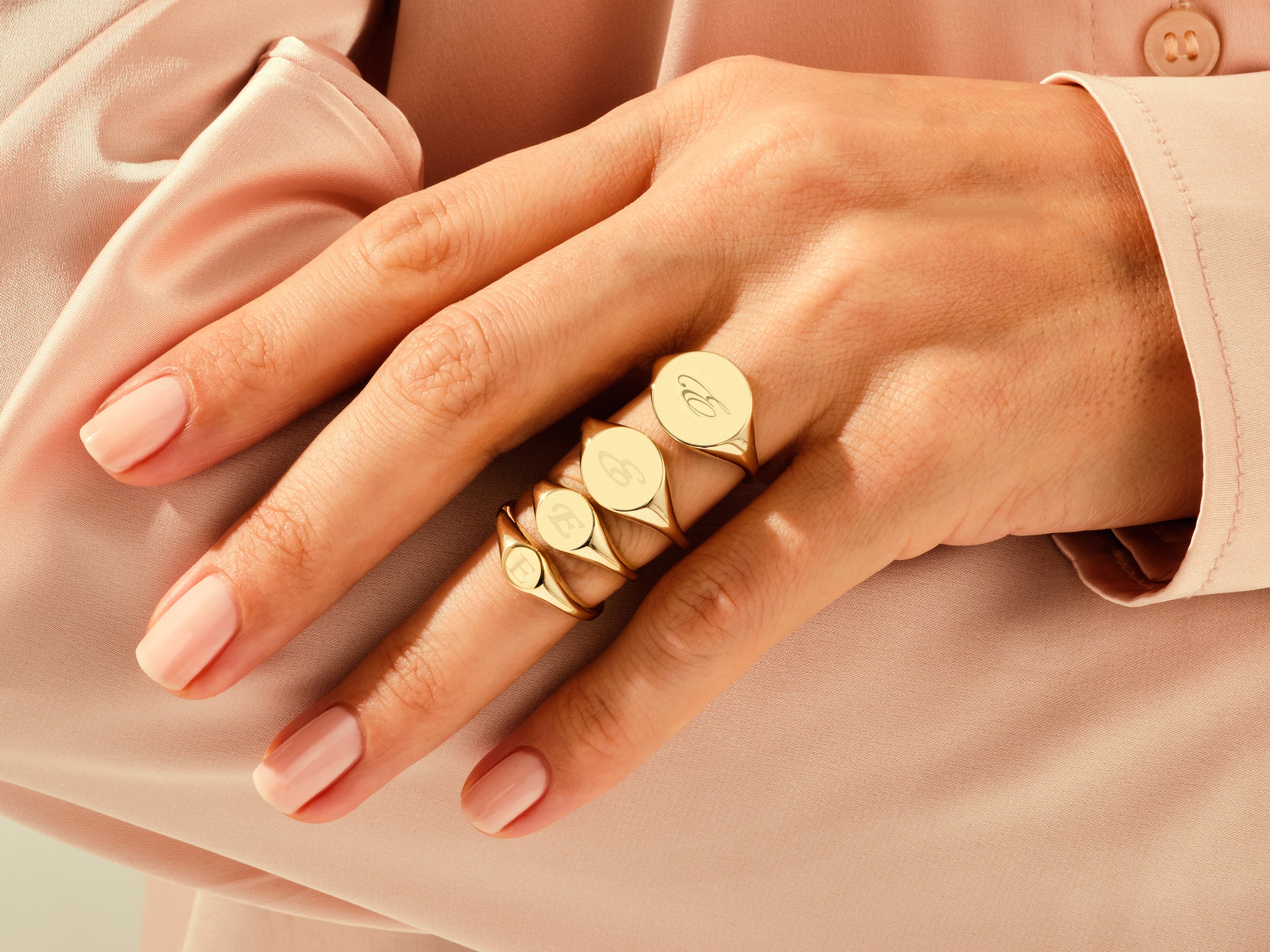 Lawson Twin Diamond Pinky Ring – Henri Noël