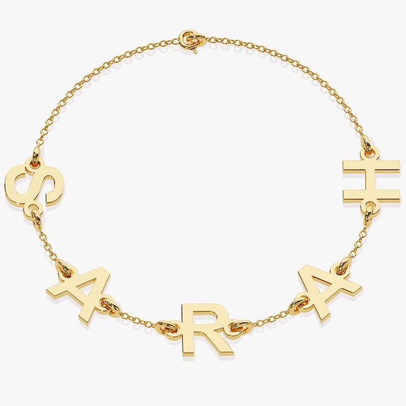 Letter Bracelet Etsy