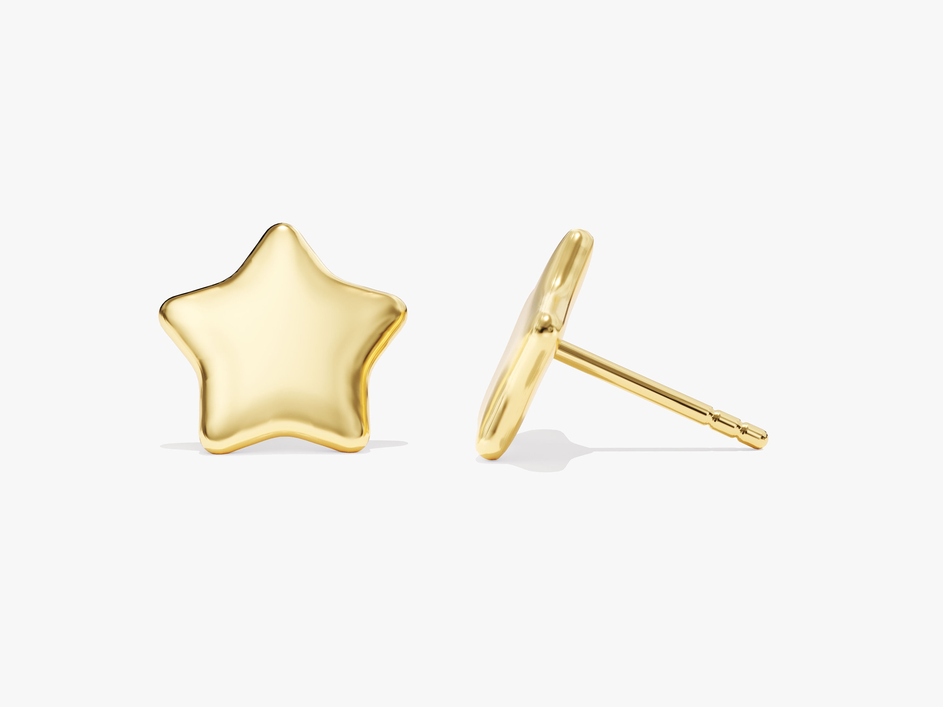 Orecchini A Stella In Oro Giallo 9kt Con Smalto Rosa - Gioiello Regalo In Confezione Originale - 5