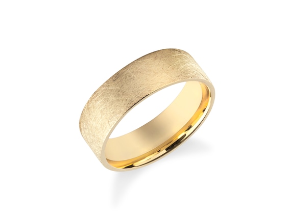 9ct Yellow Gold Ladies' Patterned Wedding Band | H.Samuel