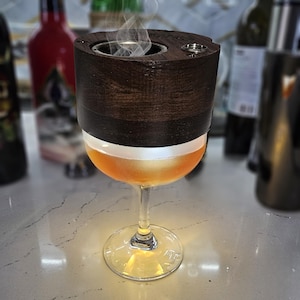 Speakeasy Smoker SNAP by Ford Product Design Modern Portable LED Drink whiskey Cocktail Smoker / Infuser Great Fathers Day Gift!