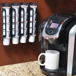 Coffee Pod Drawer Holder K Cup Capsule Storage Organizer 2 Tier Kcup Coffee  Pods Holder With Sliding Baskets for 72 Capacity K Pod, Suit for Home