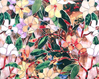 Stained Glass Window Film Etsy