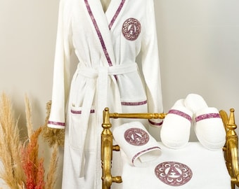 Personalized Initial Lyra Bathrobe (Her)
