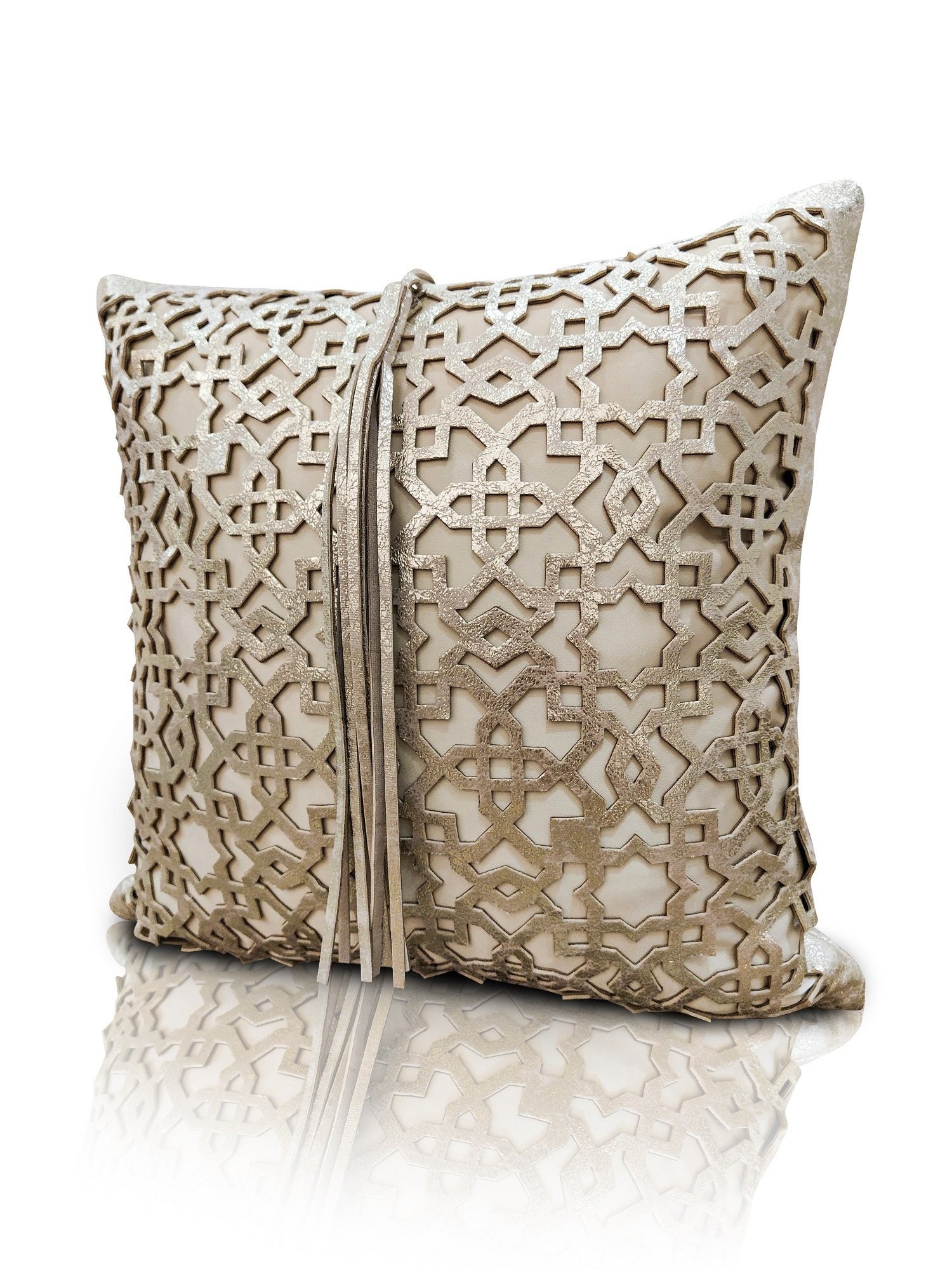 Ottoman Cushion Cover Elegant Real Luxury Decorative Throw Etsy