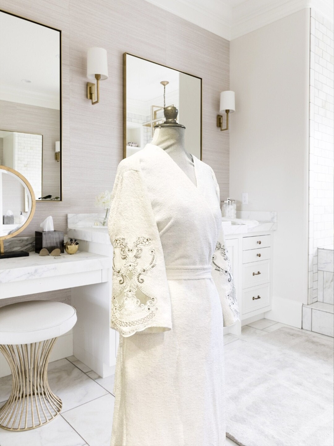 Selin Bathrobe, Elegant & Luxurious Organic Bamboo Turkish Bathrobe ...