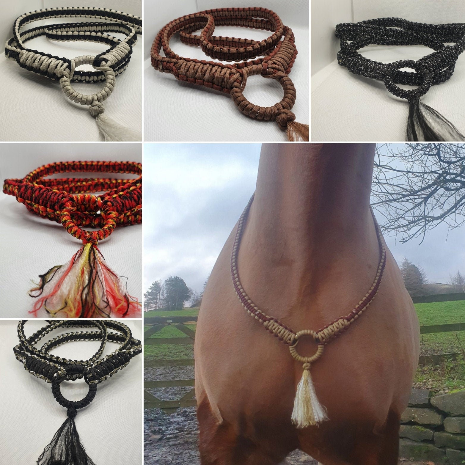 Horse Neck Strap Various Colours or Custom Colours Available Etsy UK
