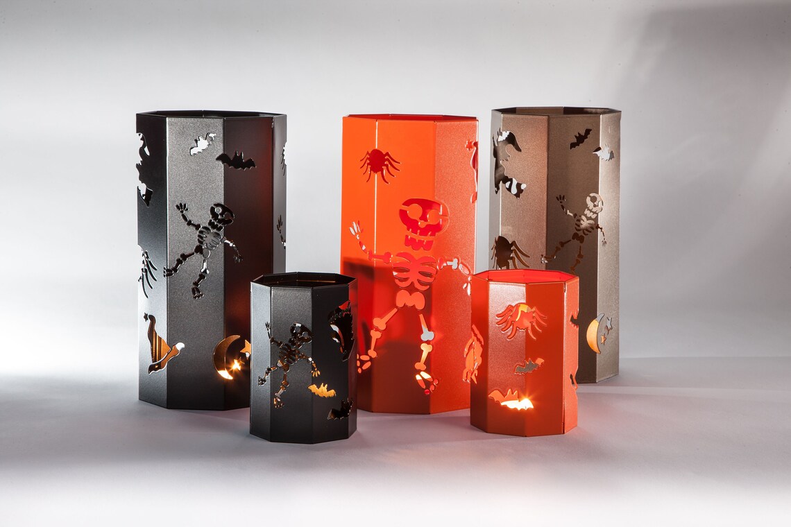 Metal Halloween Lantern Halloween Decorations Halloween Etsy