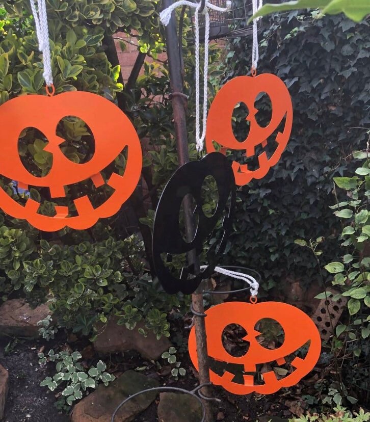 Metal Halloween Pumpkin Halloween decoration Pumpkin Etsy