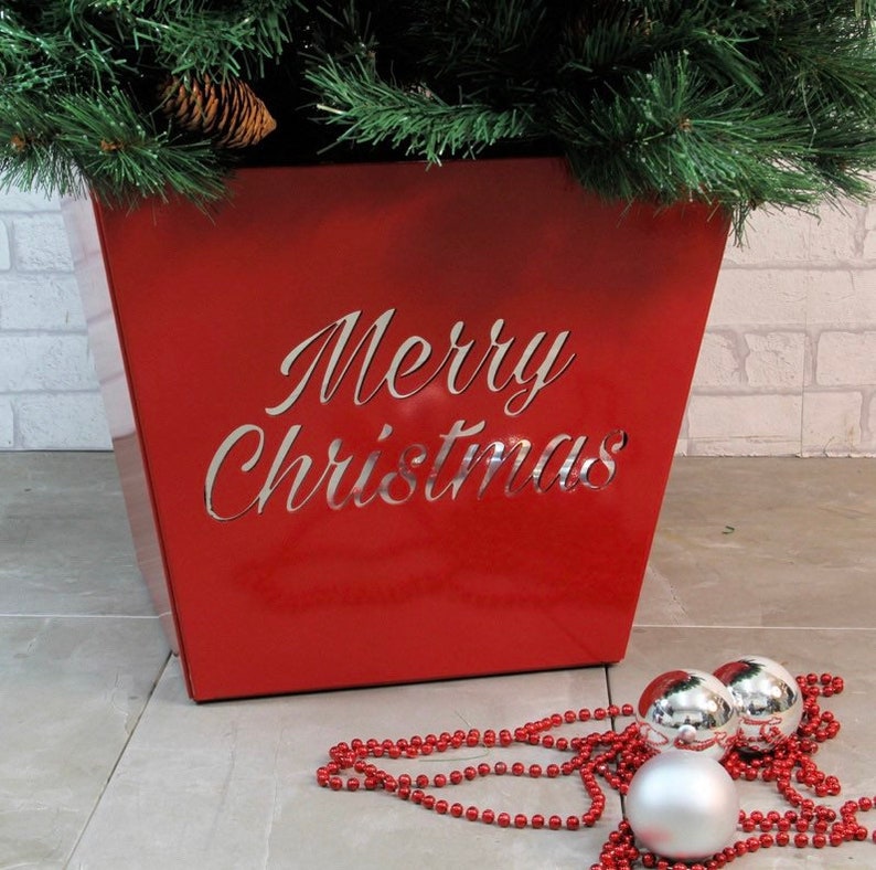 Christmas Tree Holder personalised Christmas tree holder simple Christmas decor
