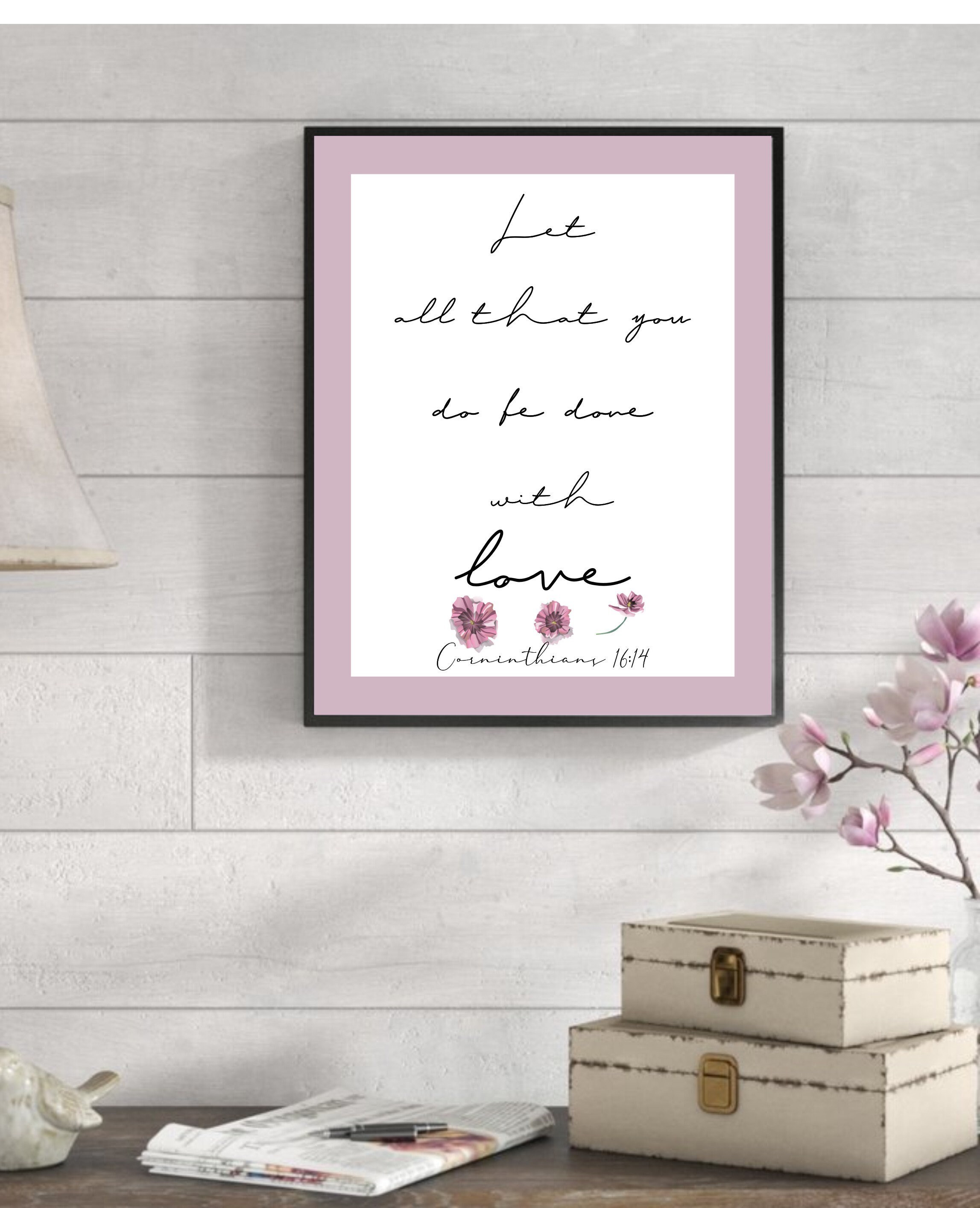 Bible Verse Wall Art home Decor and Home Prints motivational Etsy
