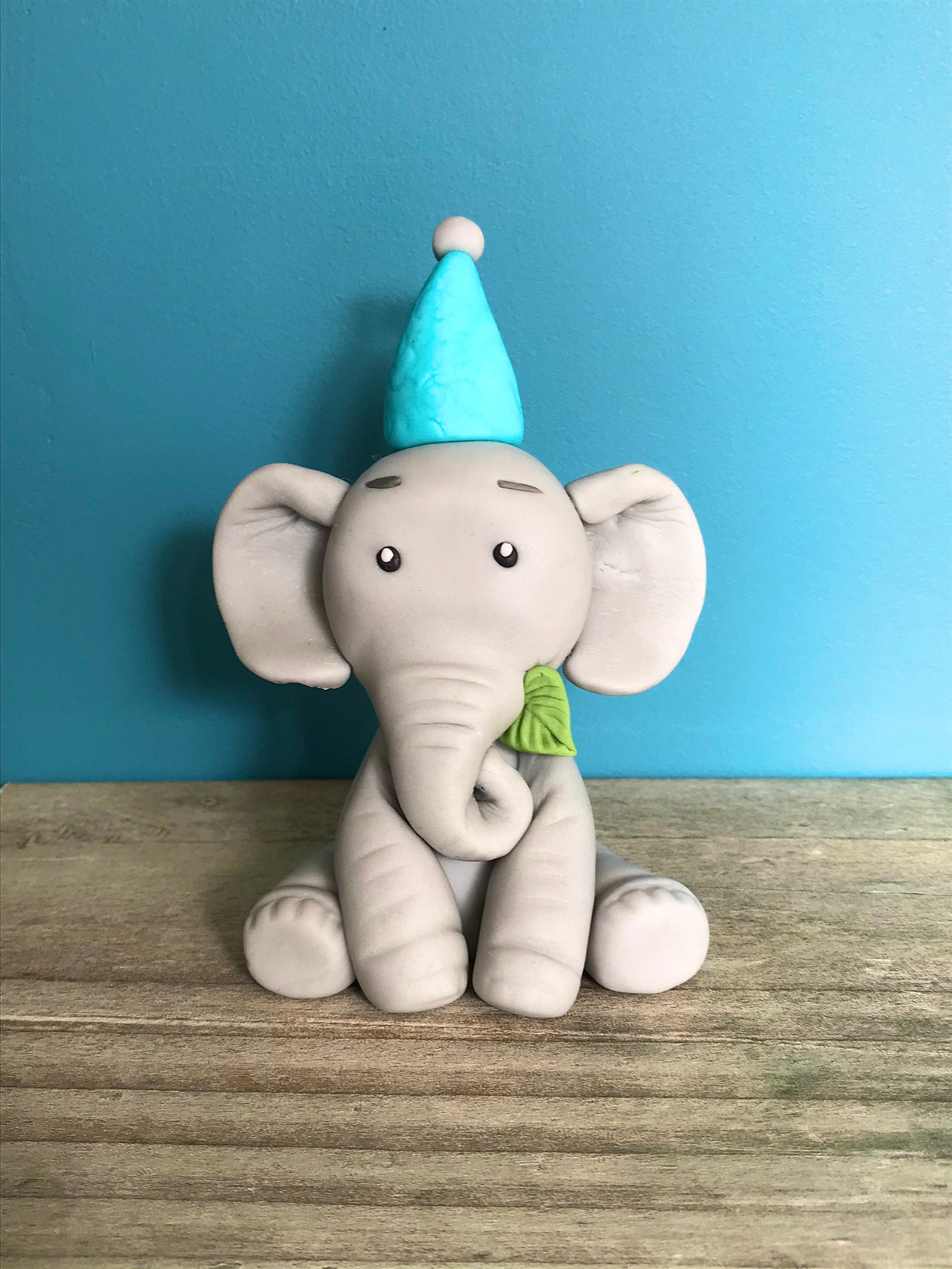 Edible Elephant cake topper cute handmade elephant cupcake Etsy