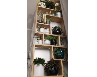 VOLAK inspired Mid Century Room Divider FREE SHIPPING Worldwide! BookShelf / Shelves / Flowerbed /Bookcase. Plywood and natural wood.