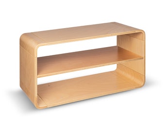 Wooden Bedside Table Nightstand Cabinet Shelf Bookshelf Sideboard 80x40x30 cm SCLEICA MODULAR SYSTEM Japandi Mid Century Free Shipping