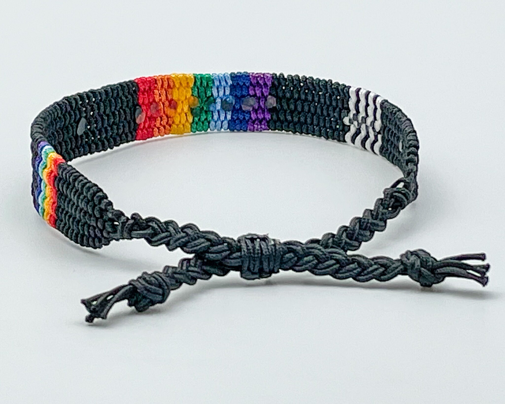 Handwoven Bracelet Stack More Colours Available Rainbow Etsy UK