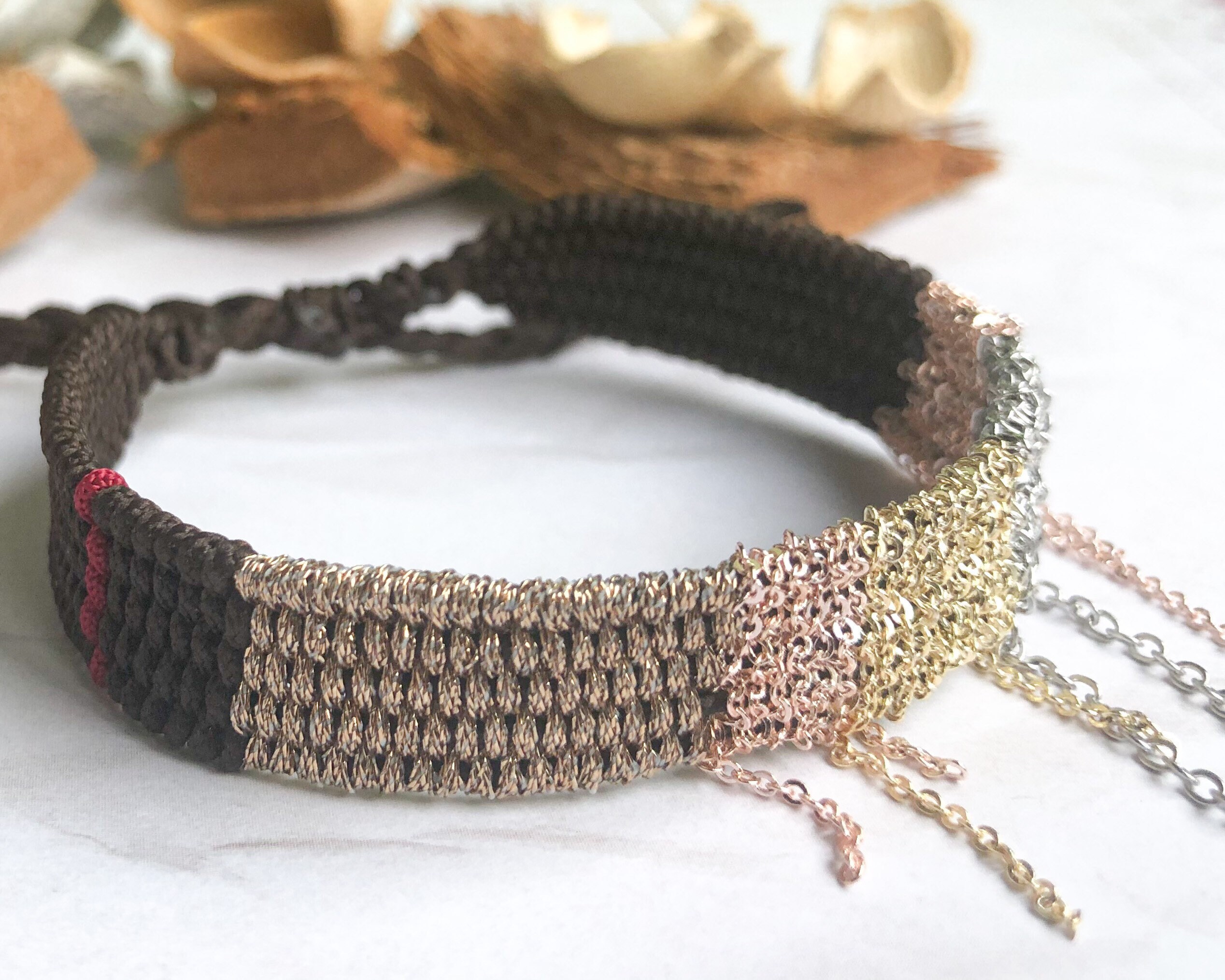 Handwoven Bracelet Gift for Her Unique Design Boho & Etsy