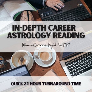 Astrology: Career Report In-Depth Analysis + Natal Chart, Personalized Career Report, Graduation Gift