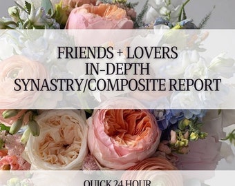 IN DEPTH Synastry Relationships Astrology Birth Natal Chart Reading (Love, Composite, and Friendships Compatibility)