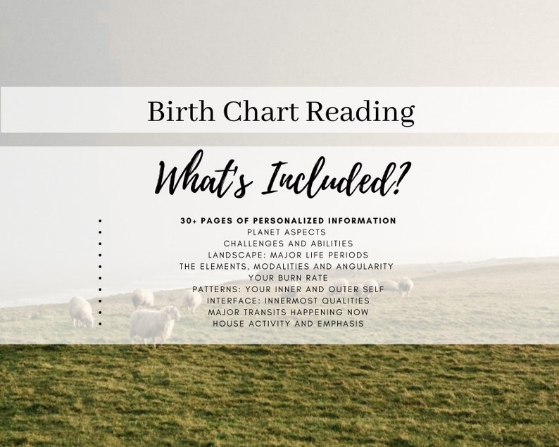 Astrology Spiritual Guidance Birth Chart Reading Bundle, Past Lives, Personalized Birthday Gift image 2