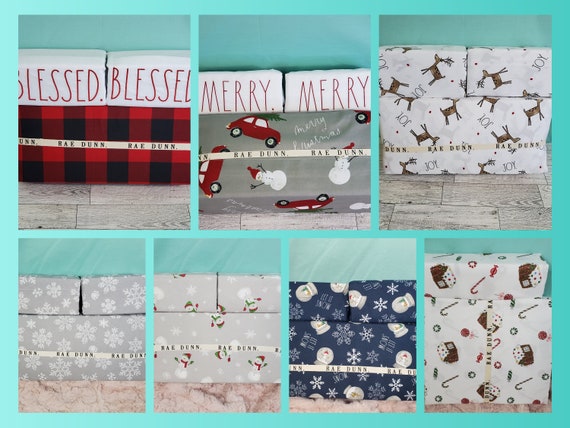 Rae Dunn Christmas Bed Sheets Cozy Holiday Bedding Options Etsy Canada