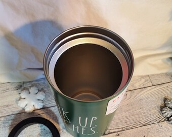 Coffee mug and Slim can cooler mug –