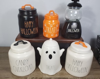 Rae Dunn Halloween Canisters - Spook-tacular Storage for Your Treats!