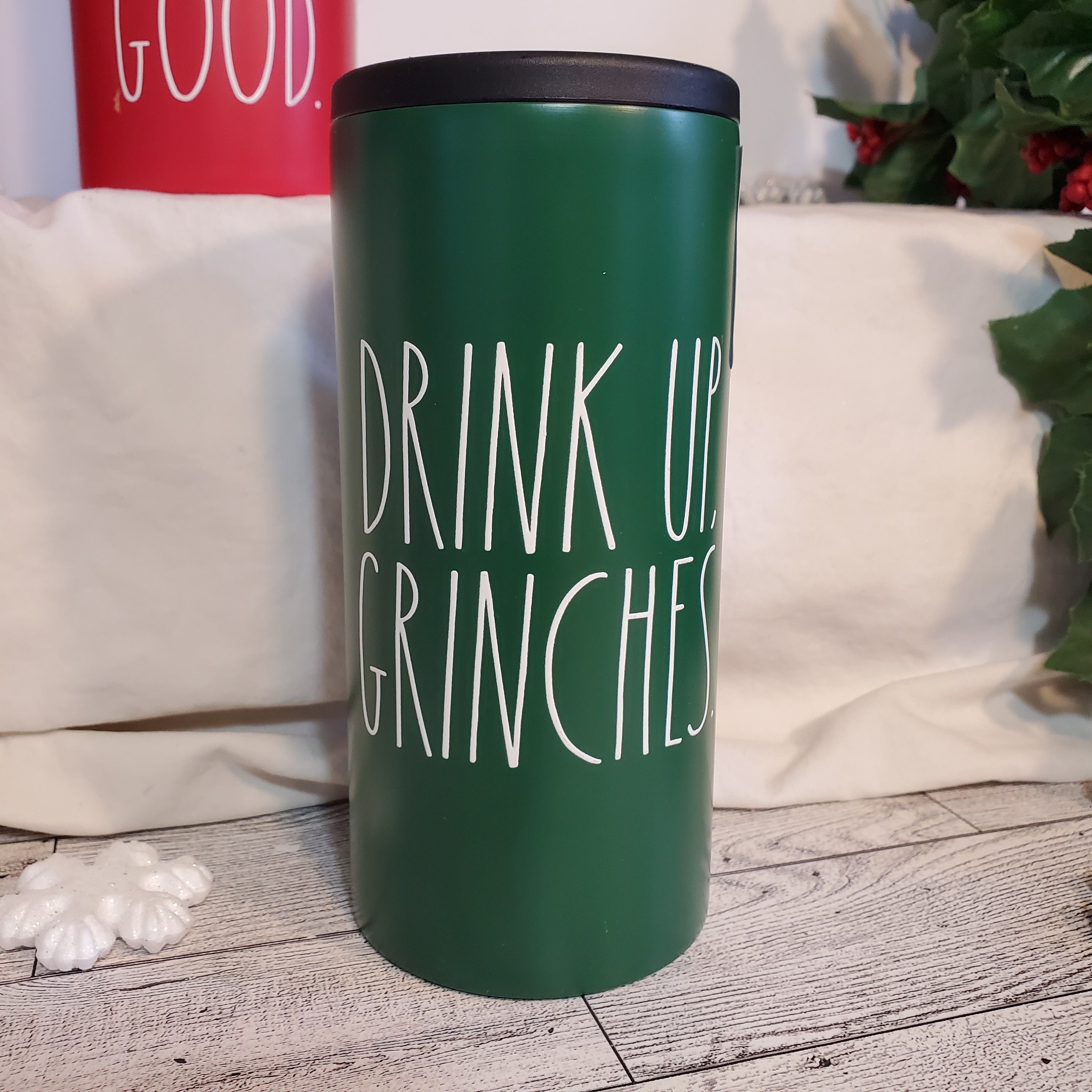 Rae Dunn Slim Can Coolers. Stainless Steel Slim Can Koozies for