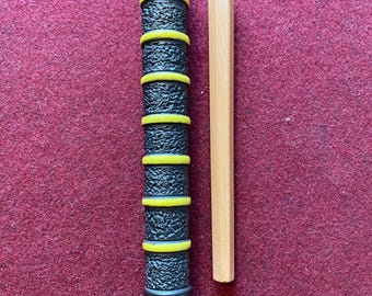 19 cm italian black chilum with yellow rings